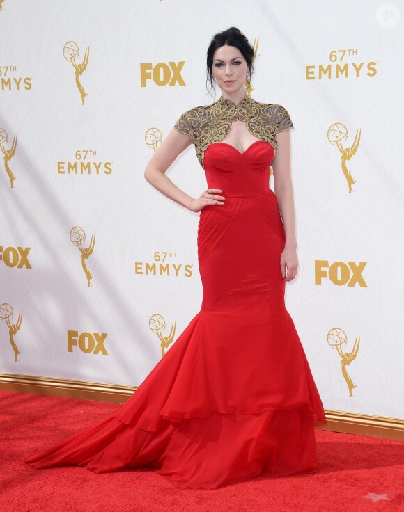 Actress Laura Prepon arrives at the 67th Primetime Emmy Awards in the Microsoft Theater in Los Angeles, CA, USA, on September 20, 2015. Photo by Jim Ruymen/UPI/ABACAPRESS.COM.21/09/2015 - Los Angeles