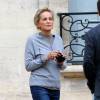 Sharon Stone visite Paris incognito. L'actrice américaine est allée déjeuner au restaurant "La Société" à Saint-Germain-des-Prés puis a eu le droit a une visite privée du Musée Picasso. Paris le 17 septembre 2015.