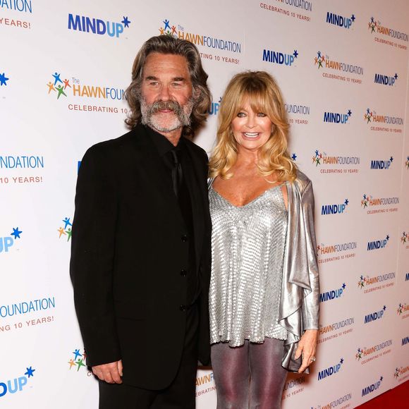 Kurt Russell et Goldie Hawn à la soirée "Love In For Kids" à Los Angeles, le 21 novembre 2014