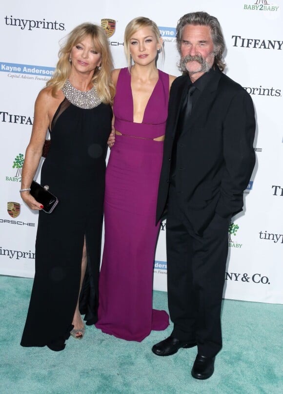 Kate Hudson, Goldie Hawn, Kurt Russell à la soirée "Baby2Baby 2014" à Culver City, le 8 novembre 2014