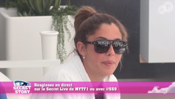 Coralie - Quotidienne de Secret Story 9 sur NT1, le 22 septembre 2015.