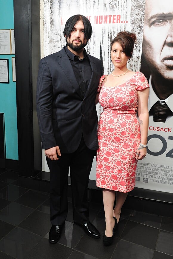 Weston Coppola Cage et sa femme Danielle Friedman à Londres le 17 juillet 2013.