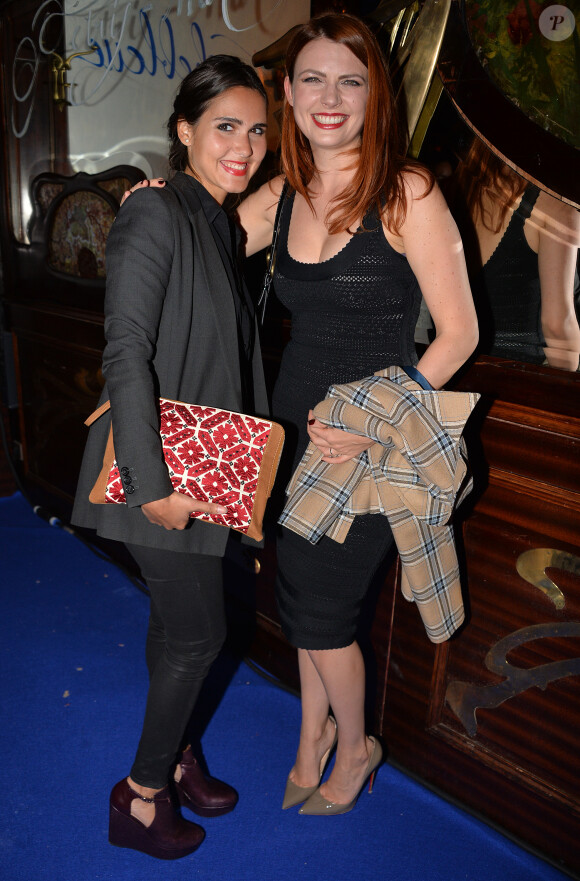Joyce Jonathan et Elodie Frégé - Soirée " La boulangerie Bleue" chez Maxim's à Paris le 23 septembre 2015