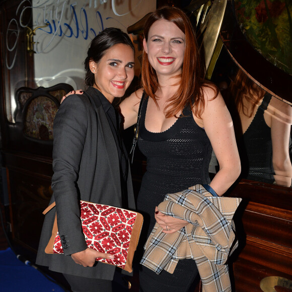 Joyce Jonathan et Elodie Frégé - Soirée " La boulangerie Bleue" chez Maxim's à Paris le 23 septembre 2015