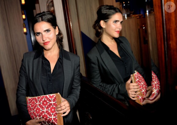 Joyce Jonathan - Soirée " La boulangerie Bleue" chez Maxim's à Paris le 23 septembre 2015