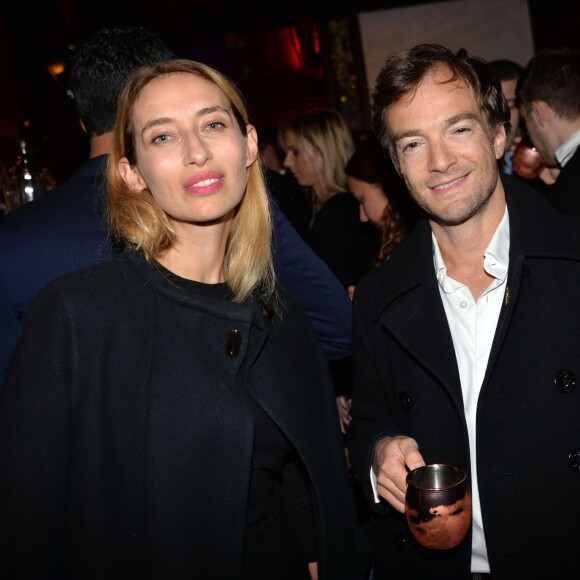 Jonathan Lambert et Alexandra Golovanoff - Soirée " La boulangerie Bleue" chez Maxim's à Paris le 23 septembre 2015