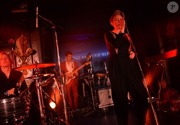 La Roux - Soirée " La boulangerie Bleue" chez Maxim's à Paris le 23 septembre 2015