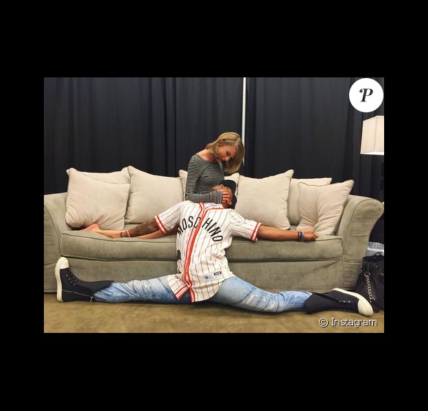 Taylor Swift a fait la connaissance de Todrick Hall après l'un de ses concerts / photo postée sur Instagram.