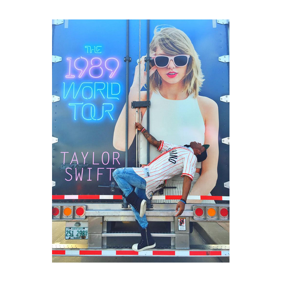 Todrick Hall est invité au concert de Taylor Swift / photo postée sur Instagram.