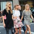 Taylor Swift et Gigi Hadid se promènent dans les rues de New York, le 29 mai 2015