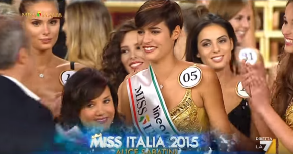 Alice Sabatini, la nouvelle Miss Italie - septembre 2015