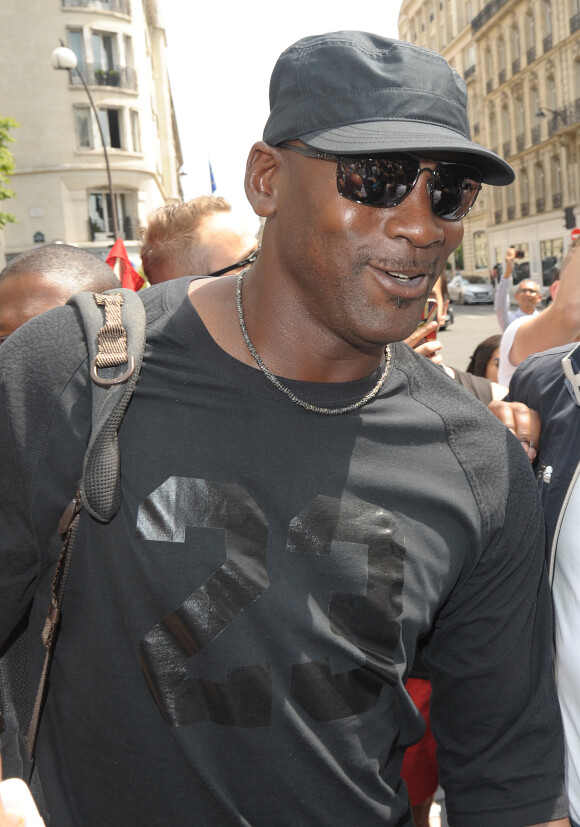 Michael Jordan dans les rues de Paris le 13 juin 2015