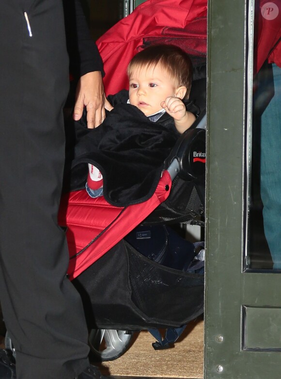 Shakira et son fils Sasha à la sortie de leur hôtel à New York, le 24 septembre 2015