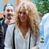 Shakira et son fils Sasha à la sortie de leur hôtel à New York, le 24 septembre 2015