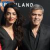George Clooney et sa femme Amal Alamuddin Clooney - Première du film " Tomorrowland " à Los Angeles le 9 mai 2015
