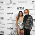 Ciara et Peter Dundas - Photocall du gala de l'AmfAR lors de la fashion week de Milan. Le 26 septembre 2015
