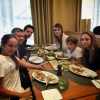 Le roi Abdullah II et la reine Rania de Jordanie avec leurs quatre enfants le 28 septembre 2015 à New York.