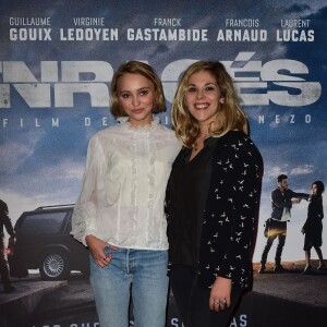 Lily-Rose Depp et Alysson Paradis - Avant-Première du film "Les Enragés" au cinéma UGC Les Halles à Paris le 28 septembre 2015.