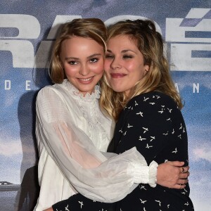 Lily-Rose Depp et Alysson Paradis - Avant-Première du film "Les Enragés" au cinéma UGC Les Halles à Paris le 28 septembre 2015.