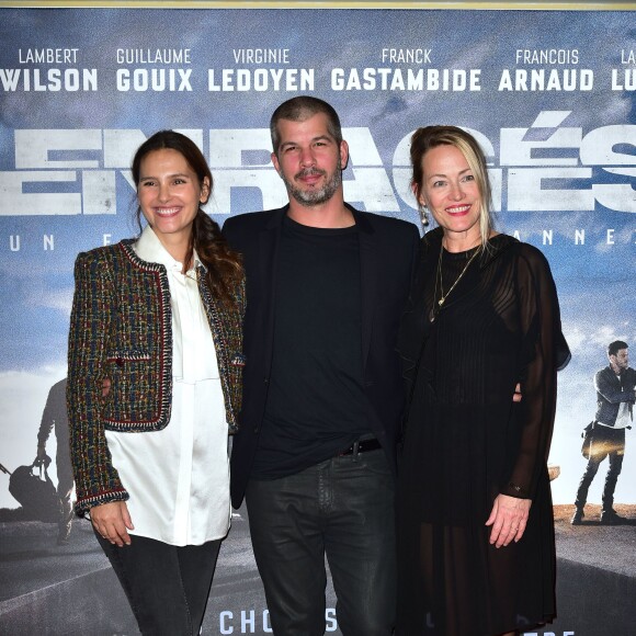 Virginie Ledoyen, le réalisateur Eric Hannezo et Gabrielle Lazure - Avant-Première du film "Les Enragés" au cinéma UGC Les Halles à Paris le 28 septembre 2015.