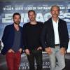 Guillaume Gouix, le réalisateur Eric Hannezo et Lambert Wilson - Avant-Première du film "Les Enragés" au cinéma UGC Les Halles à Paris le 28 septembre 2015.