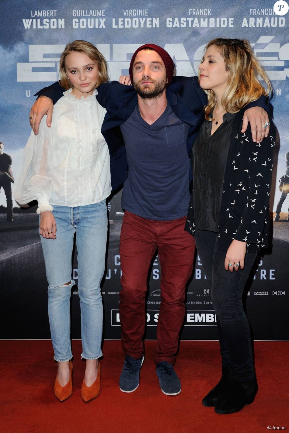 LilyRose Depp, Guillaume Gouix et Alysson