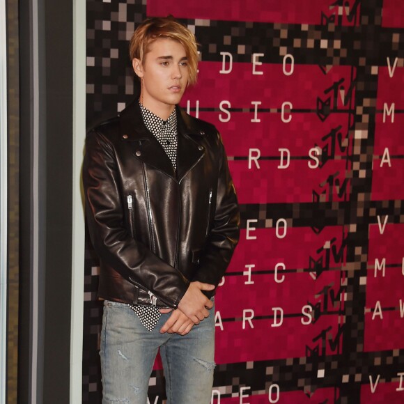 Justin Bieber - Soirée des MTV Video Music Awards à Los Angeles le 30 aout 2015.