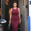 Kourtney Kardashian arrive à un studio de tournage à Van Nuys. Los Angeles, le 28 septembre 2015.