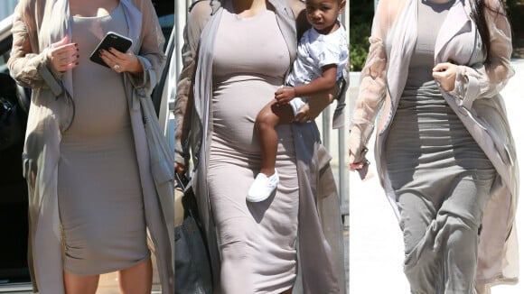 Kim Kardashian enceinte, ne perd pas le rythme.