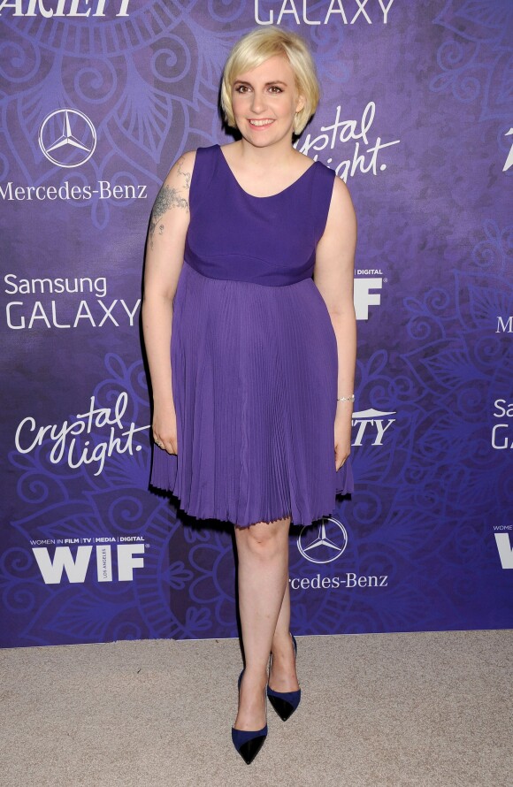 Lena Dunham - soirée Samsung à Los Angeles, le 23 août 2014.