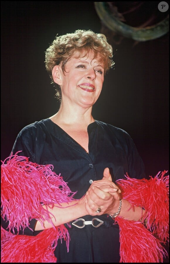 Sylvie Joly lors de la générale de son spectacle "La si jolie vie de Sylvie Joly" au théâtre Dejazet à Paris en 1994