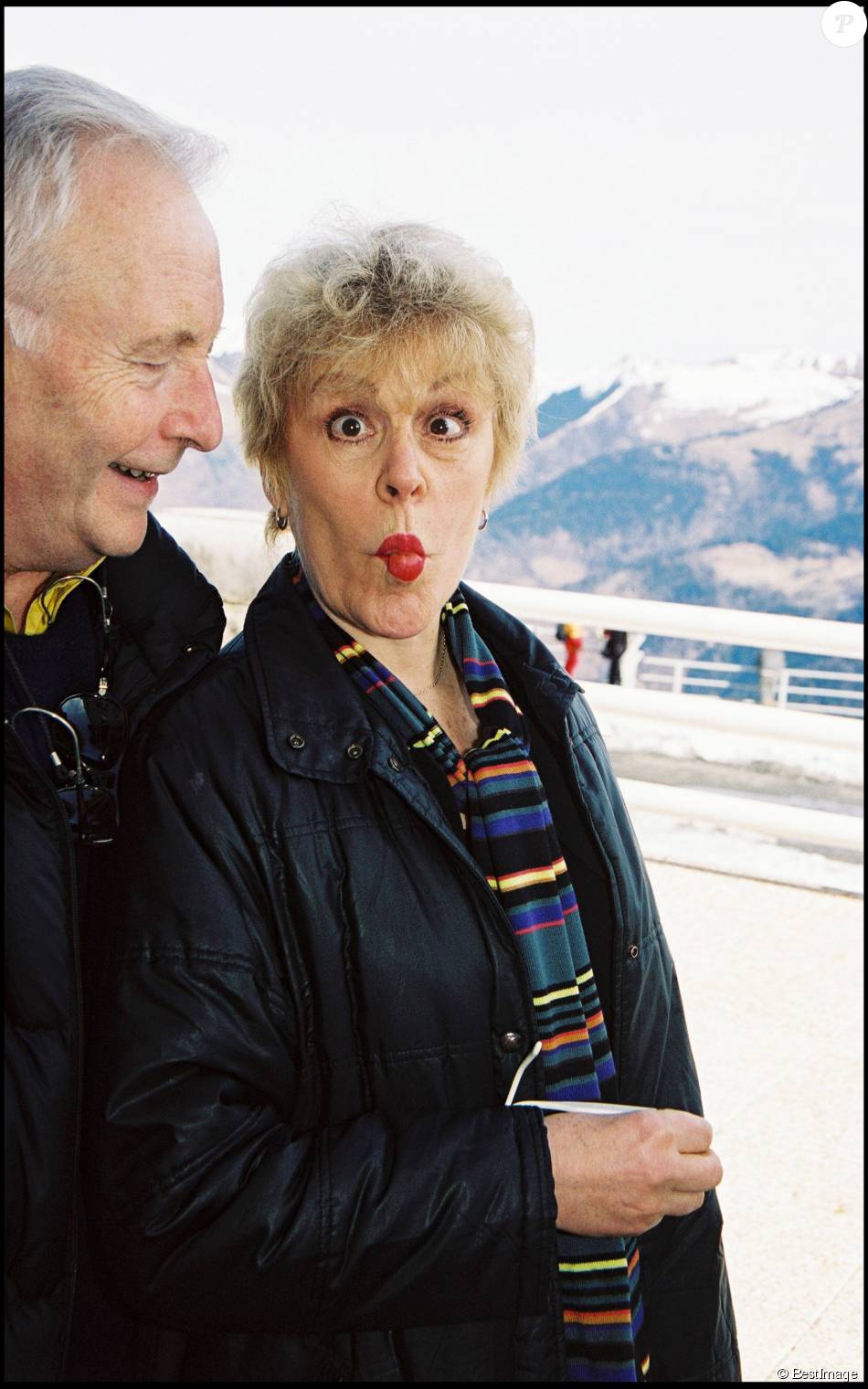 Sylvie Joly et son mari Pierre Vitry en 2000 Purepeople