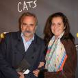 Antoine Duléry et sa femme Pascale Pouzadoux - Première de la comédie musicale "Cats" au théâtre Mogador à Paris, le 1er octobre 2015.