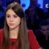 Marina Kaye remet Yann Moix à sa place dans l'émission On n'est pas couché sur France 2, le 3 octobre 2015.