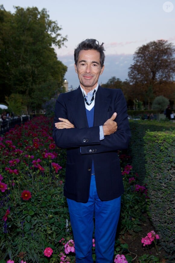 Vincent Darré - Défilé Bonpoint à l'Orangerie du Jardin du Luxembourg à l'occasion des 40 ans de la marque le 3 octobre 2015 à Paris.