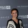 Exclusif - Julie Gayet - Dîner de gala au profit de la Fondation ARC pour la recherche contre le cancer du sein à l'hôtel Peninsula à Paris le 1er octobre 2015.