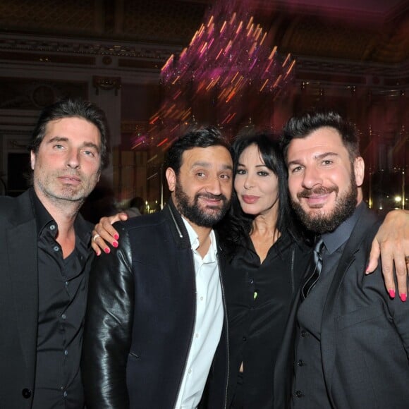 Exclusif - Richard Orlinski, Cyril Hanouna, Yamina Benguigui, Michaël Youn - Dîner de gala au profit de la Fondation ARC pour la recherche contre le cancer du sein à l'hôtel Peninsula à Paris le 1er octobre 2015.