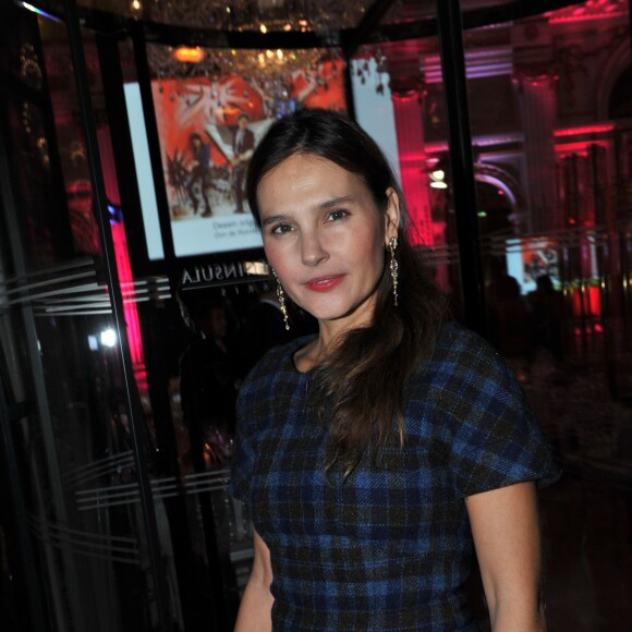 Exclusif - Virginie Ledoyen - Dîner de gala au profit de la Fondation ARC pour la recherche contre le cancer du sein à l'hôtel Peninsula à Paris le 1er octobre 2015