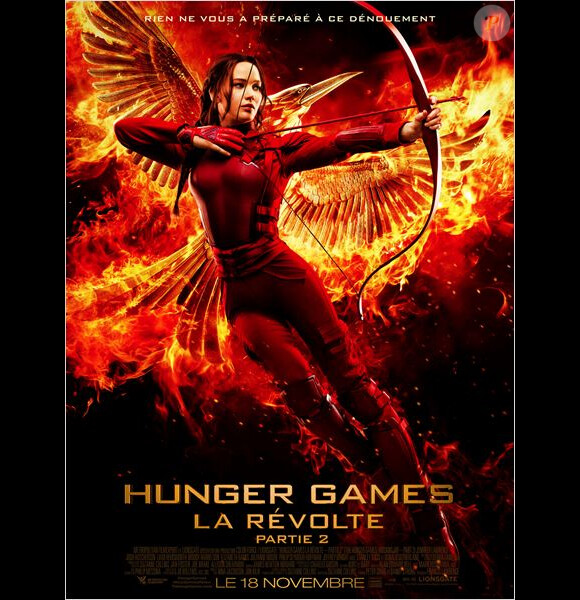 Affiche officielle d'Hunger Games : La Révolte - Partie 2.
