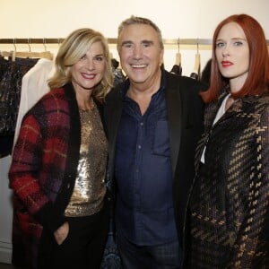 Michèle Laroque, Paolo Rossello et Audrey Fleurot à l'inauguration du PAROSH flagship store à Paris, le 5 octobre 2015.