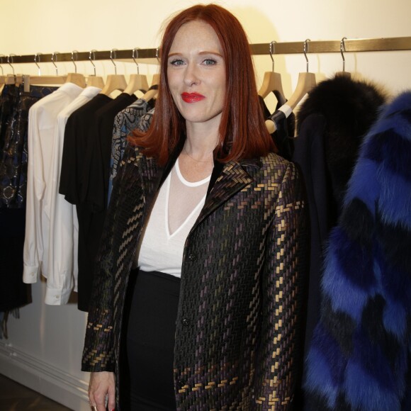 Audrey Fleurot enceinte à l'inauguration du PAROSH flagship store à Paris, le 5 octobre 2015.