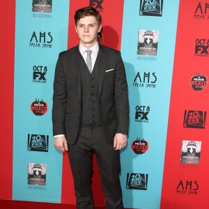 Evan Peters - Soirée de présentation de la 4ème saison de la série "American Horror Story: Freak Show" à Hollywood, le 5 octobre 2014.