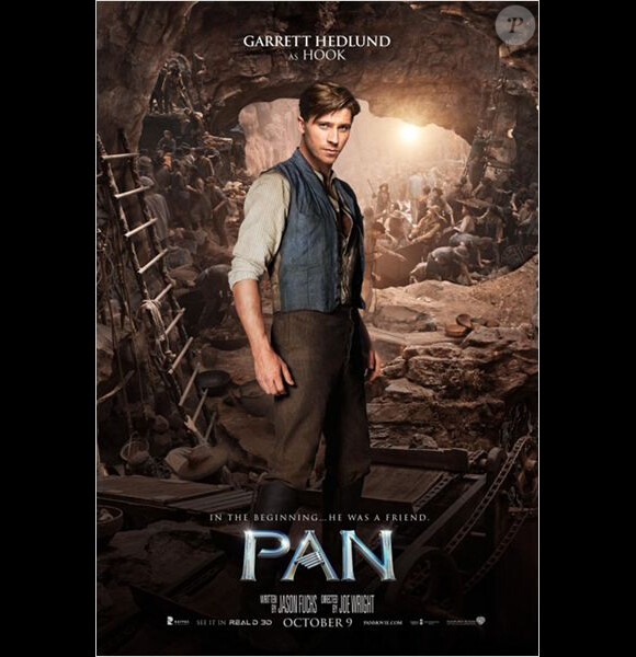 Affiche du film "Pan" avec Garrett Hedlund, en salles le 21 octobre 2015
