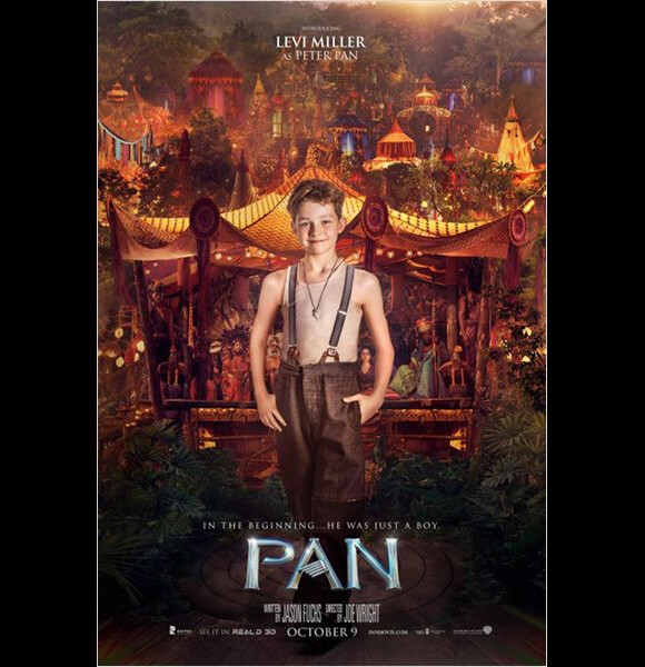 Affiche du film "Pan" avec Levi Miller, en salles le 21 octobre 2015