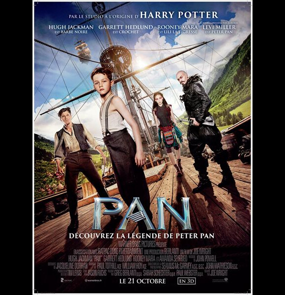 Affiche du film "Pan", en salles le 21 octobre 2015