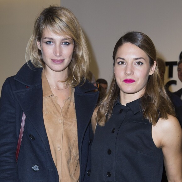 Exclusif - Pauline Lefèvre et Natasha Andrews - Soirée Montblanc M pour la présentation de la nouvelle collection d'instruments d'écriture designé par Marc Newson à Paris le 6 octobre 2015.