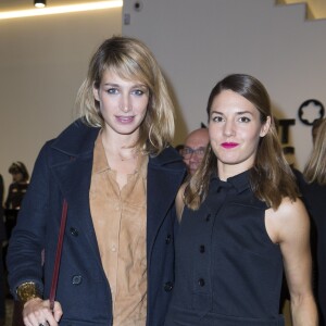 Exclusif - Pauline Lefèvre et Natasha Andrews - Soirée Montblanc M pour la présentation de la nouvelle collection d'instruments d'écriture designé par Marc Newson à Paris le 6 octobre 2015.
