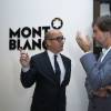 Exclusif - Jean-Sébastien Gérondeau (DG Montblanc France) et Marc Newson - Soirée Montblanc M pour la présentation de la nouvelle collection d'instruments d'écriture designé par Marc Newson à Paris le 6 octobre 2015.