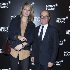 Exclusif - Pauline Lefèvre et Jean-Sébastien Gérondeau (DG Montblanc France) - Soirée Montblanc M pour la présentation de la nouvelle collection d'instruments d'écriture designé par Marc Newson à Paris le 6 octobre 2015.