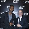 Exclusif - Ahmed Dramé et Jean-Sébastien Gérondeau (DG Montblanc France) - Soirée Montblanc M pour la présentation de la nouvelle collection d'instruments d'écriture designé par Marc Newson à Paris le 6 octobre 2015.